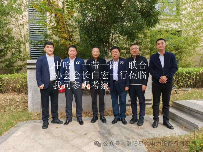 中哈“一带一路”联合协会会长白宏一行莅临我司参观考察